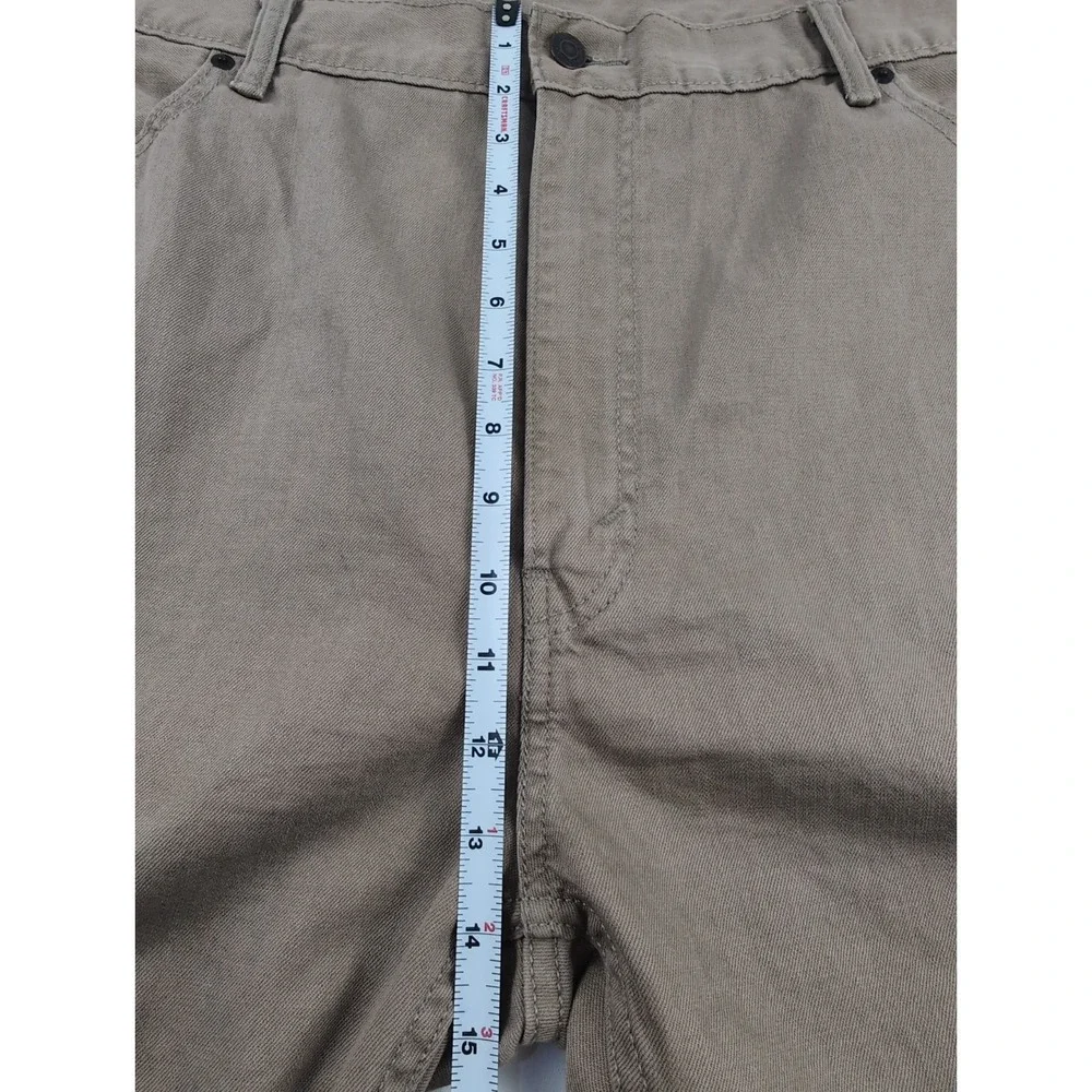Levi's 559 Mens 44x28 Relaxed Straight Fit Twill Khaki Tan Beige Pants